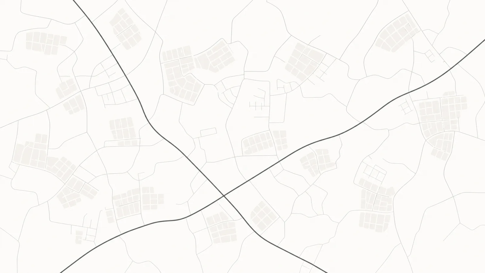 A simple map of the East Pattaya (Huay Yai / Nong Prue) area of Pattaya, coastline and main roads